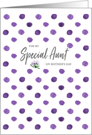 Purple Passion Happy Mother’s Day Aunt card
