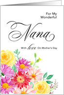 Burst of Color Floral Mother’s Day Nana card