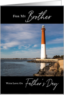 Lighthouse Seaside Father’s Day for Brother card