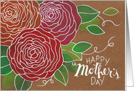 Mother’s Day Card, flowers, For Mom, From Daughter card