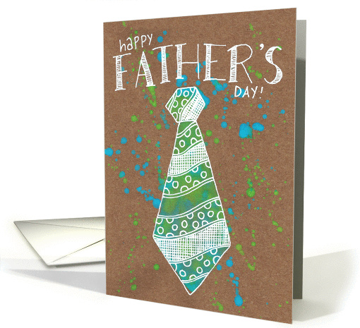 Father's Day Card, tie, from Child to Father, for Dad card (1292136)