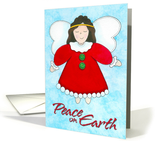 Christmas, Peace On Earth, Sweet Angel card (887136)