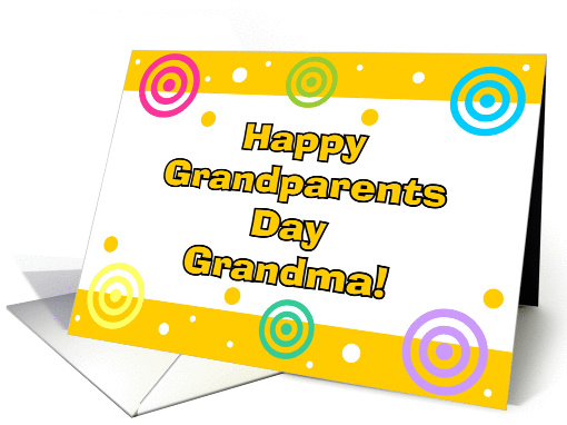 Happy Grandparents Day - Grandma card (229971)