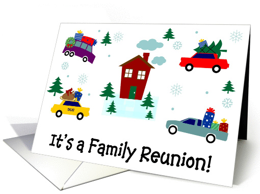 Invitation - Christmas Family Reunion card (306605)