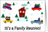 Invitation - Christmas Family Reunion card