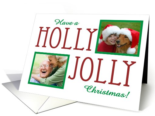 Holly Jolly Christmas! - Photo card (855106)