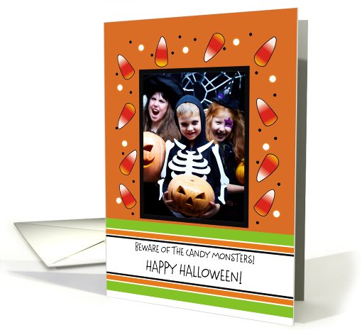 Halloween Candy Monsters - Photo card (861922)