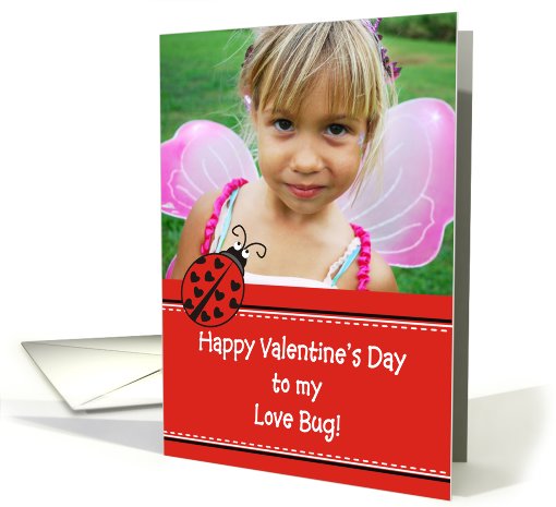 Valentine's Day Love Bug, Photo card (882121)