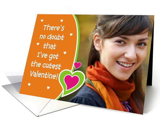 Cutest Valentine - Photo card (891265)