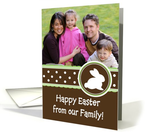 Chocolate Brown Easter - Photo card (904180)