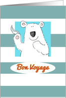 bon voyage humor polar bear card