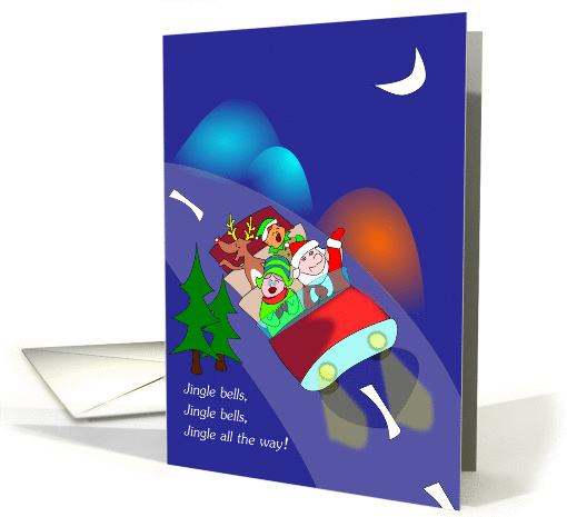 Santa Road Trip - Happy Holidays card (1073712)