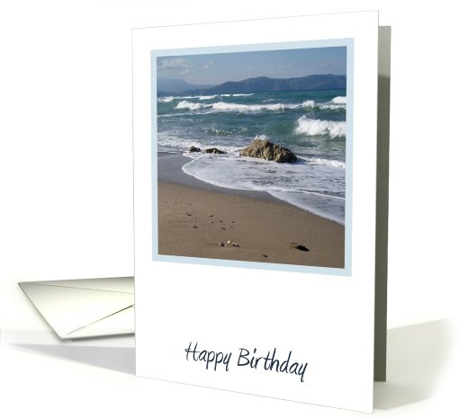 Seascape Birthday card (786445)