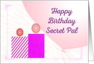 Birthday Wishes Secret pal card