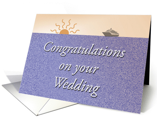 Wedding Congratulations Cruise card (1364746)