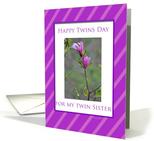 For my Twin Sister onTwins Day card (825456)