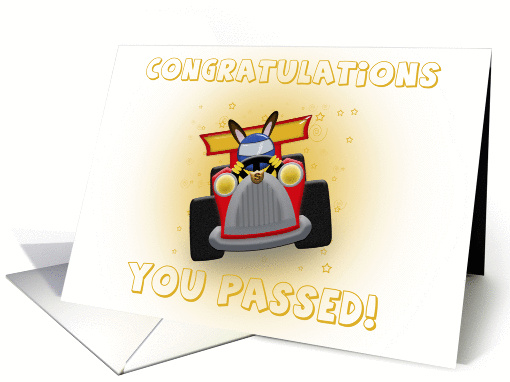 Congratulations You Passed! card (386344)