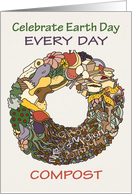 EARTH DAY COMPOST WHEEL NOTE CARD