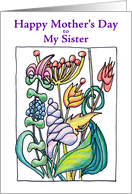 Mothers Day Blooming Bounty - Sister card
