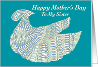 Mothers Day Bird Messenger - Sister card