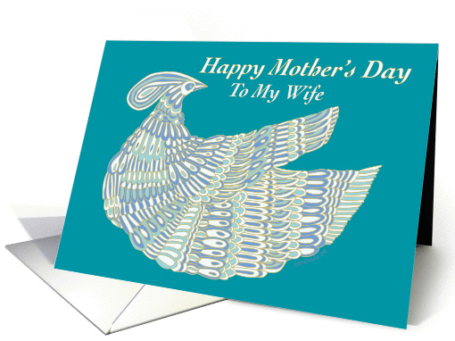 Mothers Day Bird Messenger - Wife card (1214012)