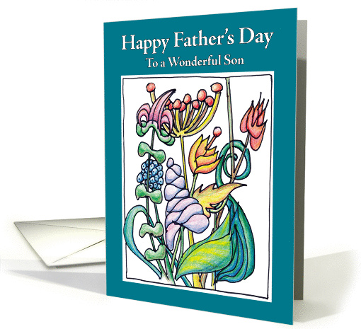 FATHERS DAY CRAFTSMANS GARDEN  Son card (1229294)