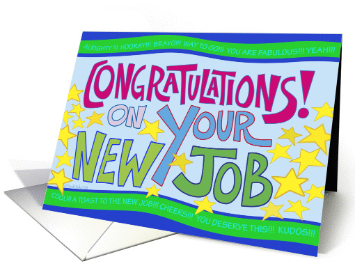 New Job Congratulations card (850574)