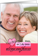 I Love You Always and Forever Valentine’s Day Card - Red Background card