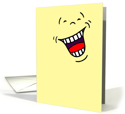 Laughing Face - Birthday card (1056319)