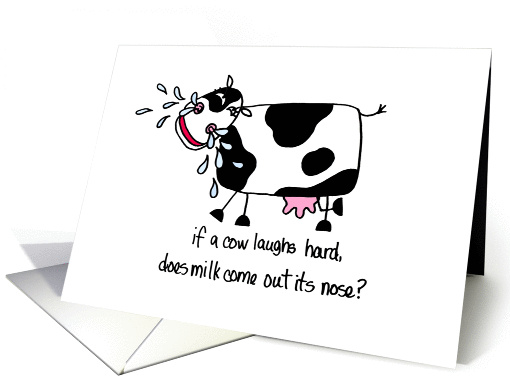 Laughing Cow - Birthday card (1075746)