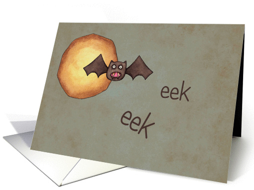 Prim Bat - Halloween card (1120360)