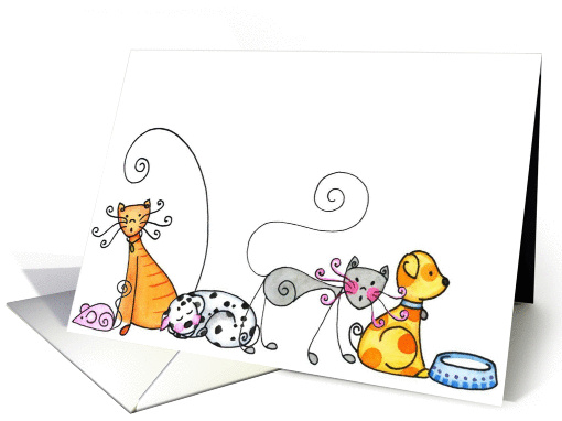 Wonderful Pets card (119105)