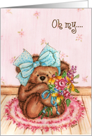 So Beary Sorry card