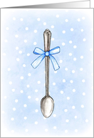 Baby Boy Silver Spoon card