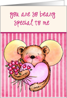 You Are So Special Bear card