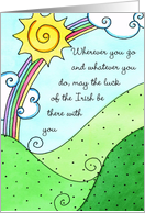 Irish Blessing card