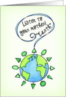 Listen To Your Mother Earth card
