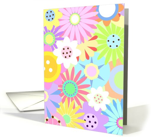 Oh Happy Day Bouquet card (595983)