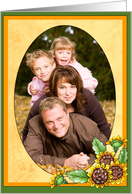 Thanksgiving Sunflowers Photo Card