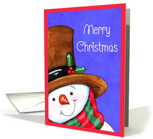 Merry Christmas Sweet Snowman card (710953)