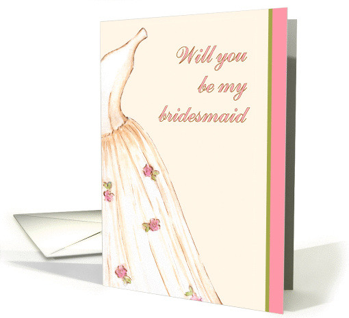 Will You Be My Bridesmaid Invitation card (918848)