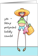 Mother’s Day Card - Pregnant Counts card