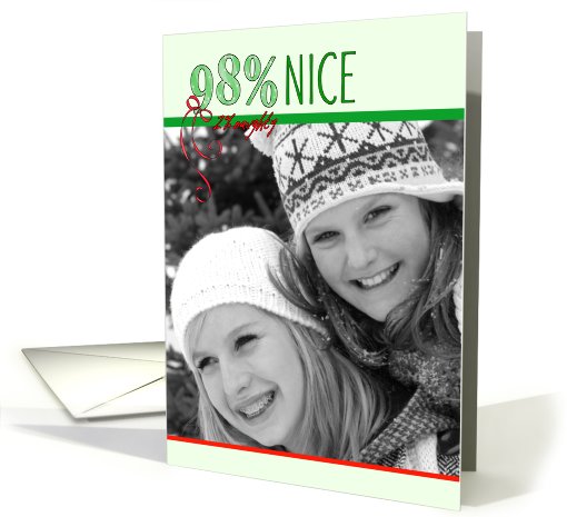98% Nice Photo Insert Christmas card (990847)