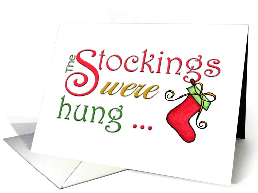 The Stockings Were Hung Christmas card (992037)