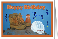 Construction ~ Happy Birthday card