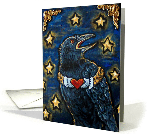 Raven Heart card (142068)