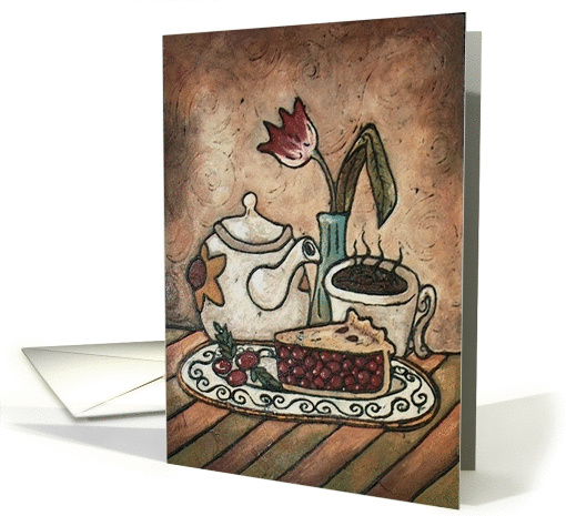 Cranberry Tea card (99563)