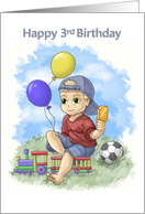 Happy 3rd Birthday card