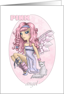 Teen Angels - Pink card