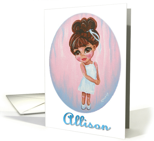 Allison Girl Birthday or whatever Note card (119709)